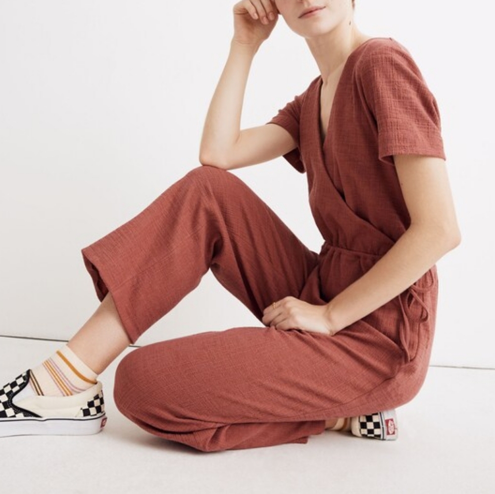 Madewell Rust Jumpsuit